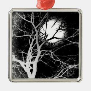 Moonlight Metal Tree Decoration