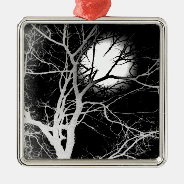 Moonlight Metal Tree Decoration (Front)