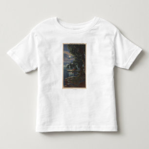 Moonlight on a Florida BeachFlorida Toddler T-Shirt