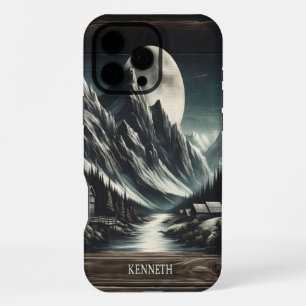 Moonlight On The Mountain iPhone 16 Pro Max Case