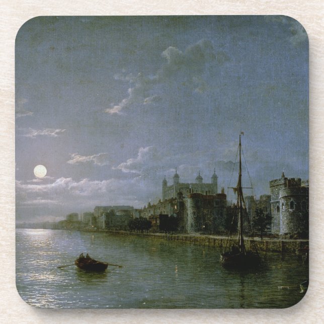 Moonlight on the Thames Coaster (Front)