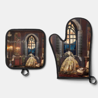 Moonlight Oven Mitt & Pot Holder Set