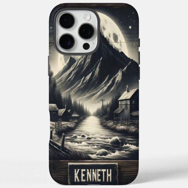 Moonlight Over Kenneth Creek Case-Mate iPhone Case (Back)