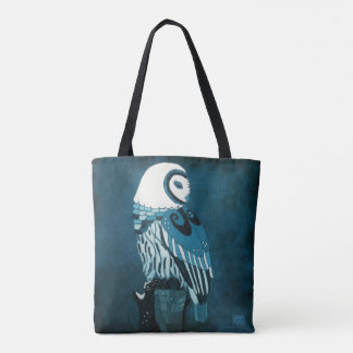 Moonlight Owl Art Tote Bag