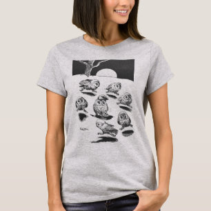 Moonlight Owls, Louis Wain T-Shirt