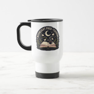 Moonlight Page-Turners Spooky Reader Travel Mug