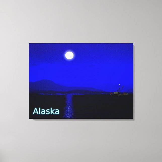 Moonlight Passage Canvas Print (Front)