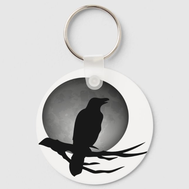 moonlight raven key ring (Front)