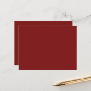 Moonlight Red Announcement Postcard