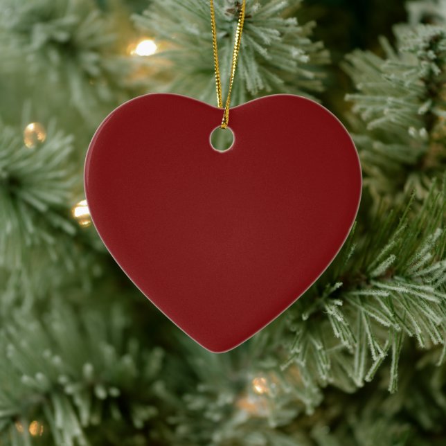 Moonlight Red Ceramic Tree Decoration (Tree)