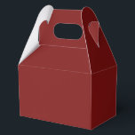 Moonlight Red Favour Box<br><div class="desc">A rich and moody colour of moonlight red. This deep dramatic red is perfect for romantic nights, gothic weddings, vintage-style celebrations, and bold statement spaces. Each item screams kissed by shadow. "Moonlight red" can describe a deep, mystical colour palette with muted reds and earthy tones, or it can refer to...</div>