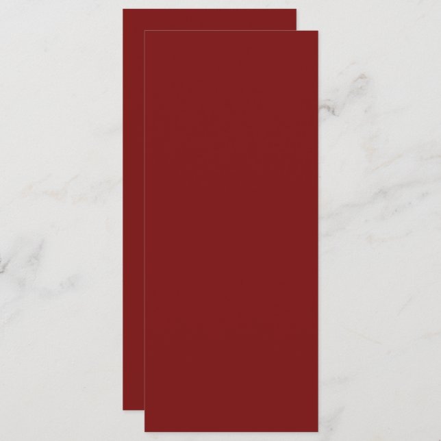 Moonlight Red Invitation (Front/Back)