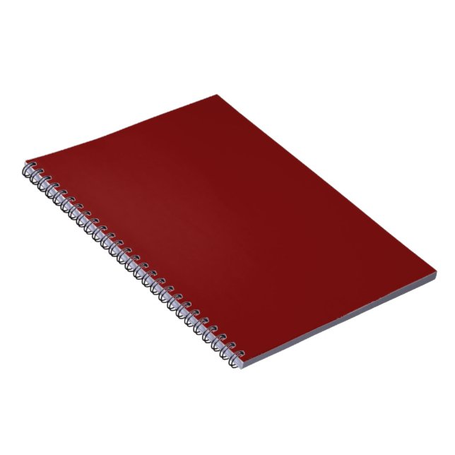 Moonlight Red Notebook (Right Side)