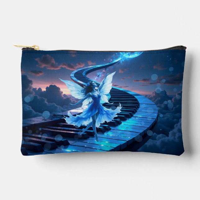Moonlight Rehearsal – Dancing in the moonlight.  Accessory Pouch (Front)
