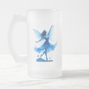 Moonlight Rehearsal – Dancing in the moonlight. Frosted Glass Beer Mug