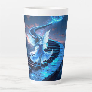 Moonlight Rehearsal – Dancing in the moonlight.  Latte Mug