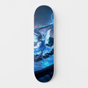 Moonlight Rehearsal – Dancing in the moonlight. Skateboard