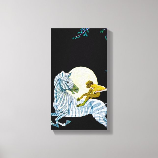 Moonlight Ride Canvas Print (Front)