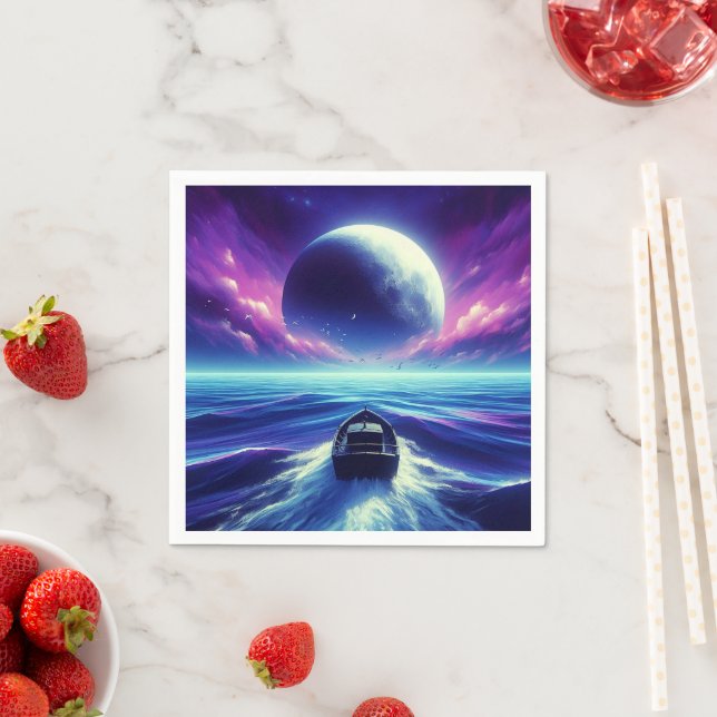 Moonlight Ride Napkin (Insitu)