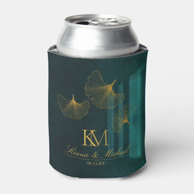 Moonlight Romance Emerald Green ID881  Can Cooler (Can Front)