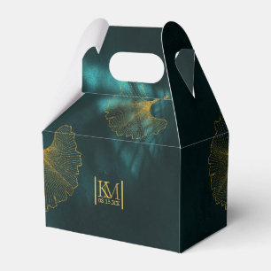 Moonlight Romance Wedding Emerald Green ID881 Favour Box