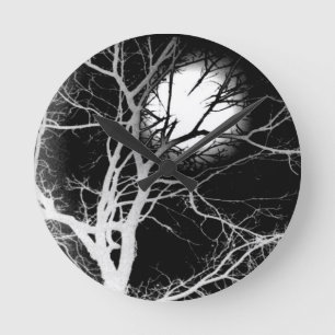 Moonlight Round Clock