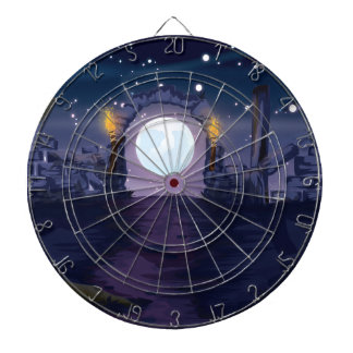Moonlight Ruins Dartboard