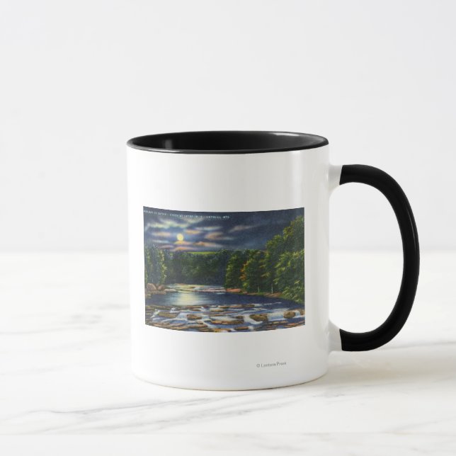 Moonlight Scene on Catskill Creek Mug (Right)