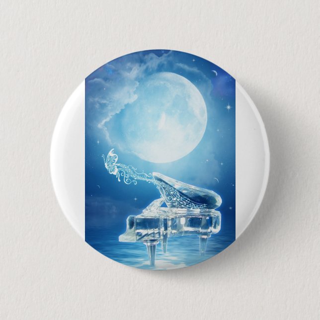 Moonlight Sonata 6 Cm Round Badge (Front)