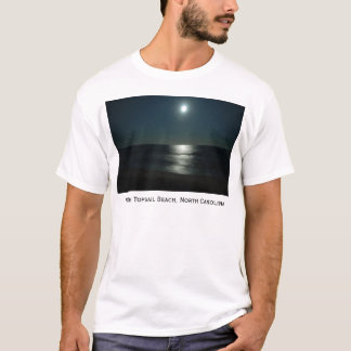 Moonlight Sun, North Topsail Beach, North Carolina T-Shirt