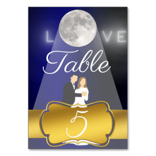 Moonlight Table Number