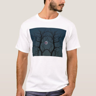 Moonlight Tree Silhouette T-Shirt