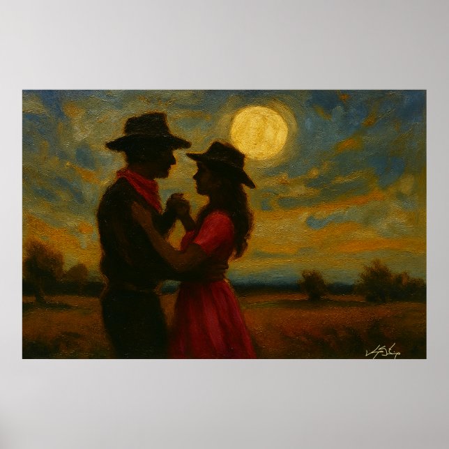 Moonlight Two-Step Art Print (Front)