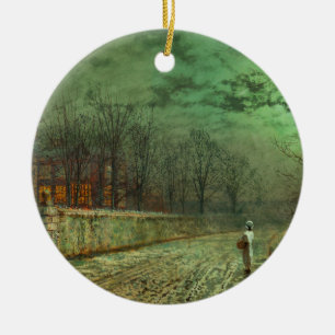 Moonlight Walk Ceramic Tree Decoration