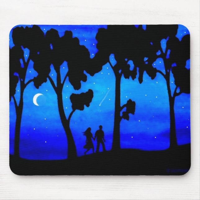 Moonlight Walk Mouse Mat (Front)