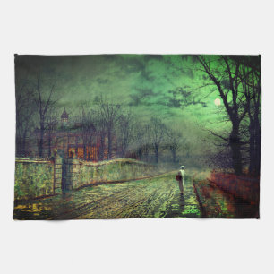 Moonlight Walk  Tea Towel