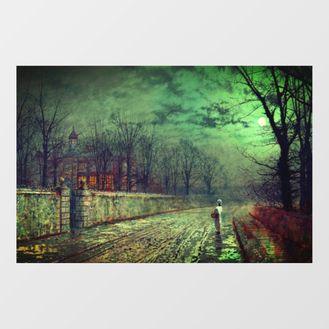 Moonlight Walk  Window Cling (Sheet)