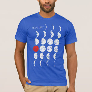 MOONLIGHT white & red + your ideas T-Shirt