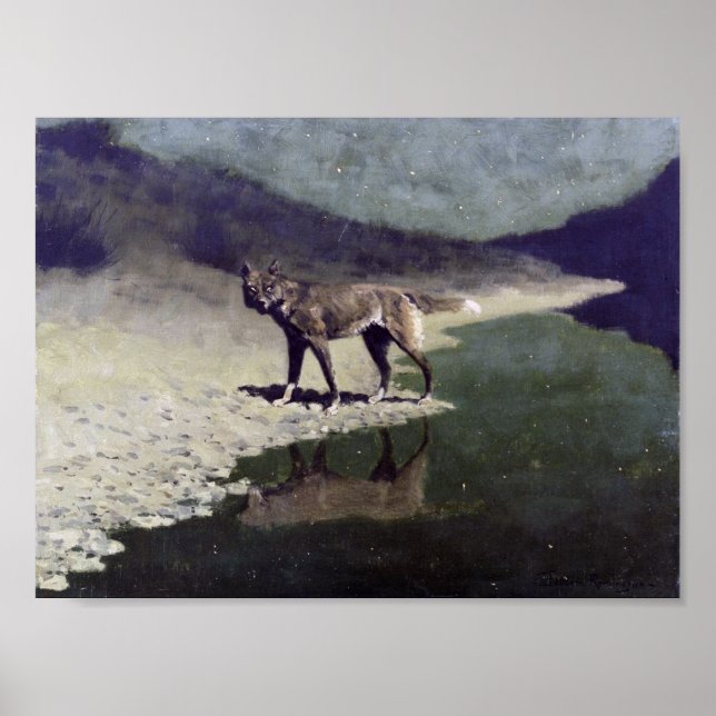 Moonlight Wolf Poster (Front)