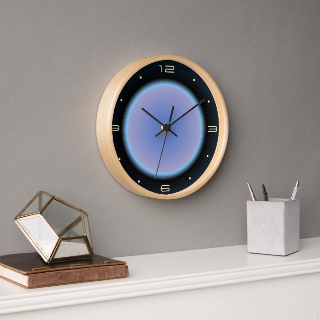 Moonlike Image Pink/Mauve/Blue >Kitchen Clock (Office)
