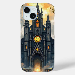 Moonlit Aisle of Eternal Vows –Gothic Wedding Gate iPhone 15 Case