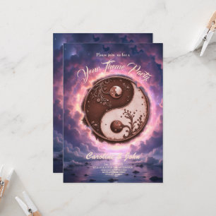 Moonlit Balance – Yin Yang of Eternal Light.  Invitation