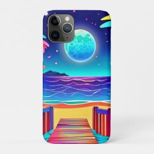 Moonlit Beach Colours iPhone 11 Pro Case