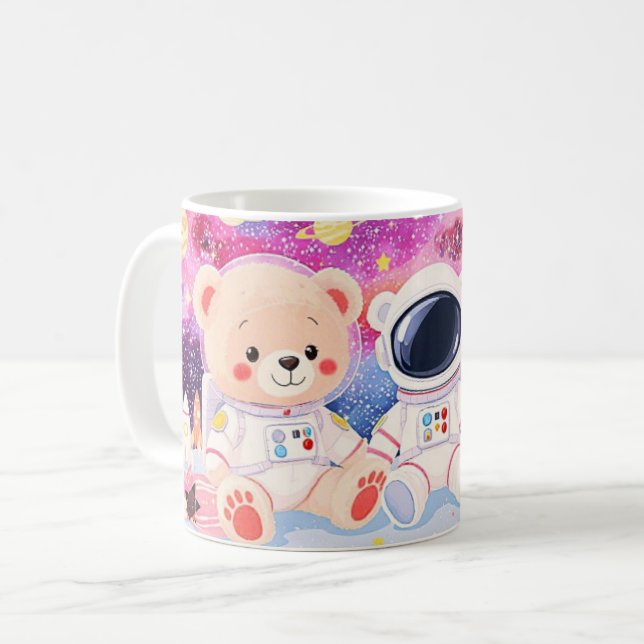 Moonlit Bear Mission Coffee Mug (Front Left)