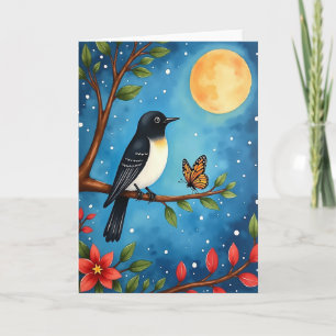Moonlit Bird Mothers Day Card
