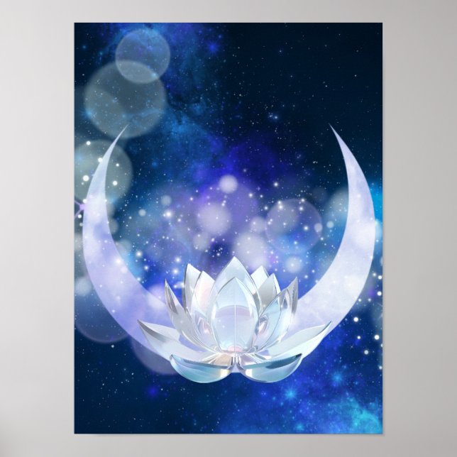 Moonlit Bloom Poster (Front)