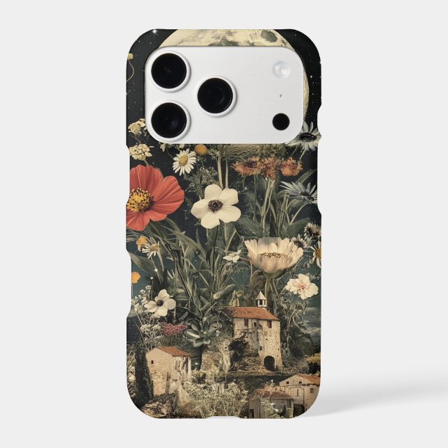 Moonlit Blooms Over Rustic Charm (Back)