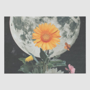 Moonlit Blooms Over Rustic Charm (2) Tissue Paper