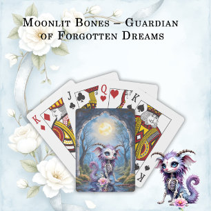 Moonlit Bones – Guardian of Forgotten Dreams.  Playing Cards