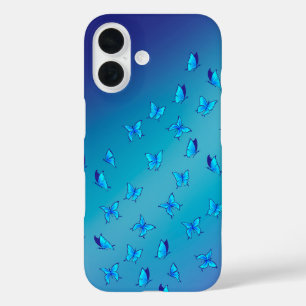 Moonlit Butterflies iPhone 16 Case – Whimsical Art